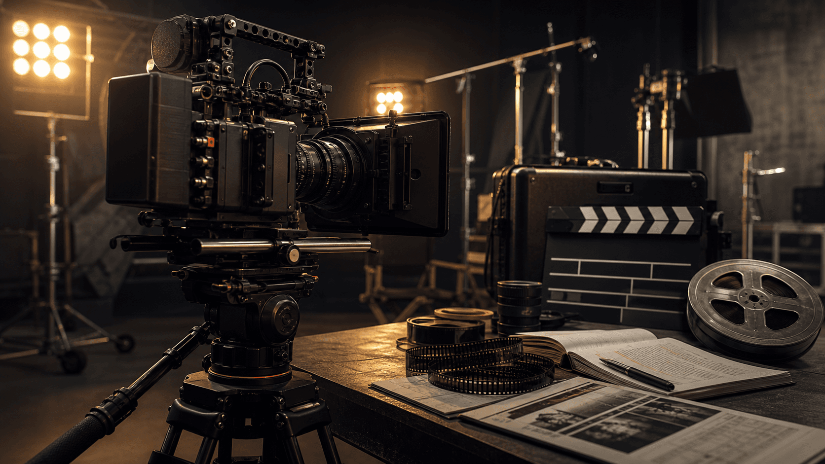 Film Production & Editing visual accent