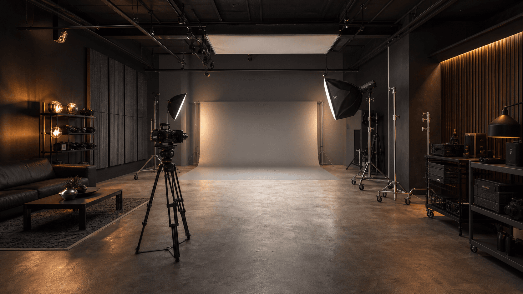 Studio Hire visual accent